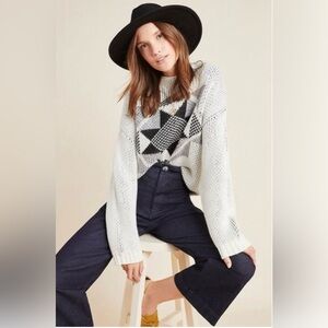 Anthropologie Starlight Sweater, Size Large